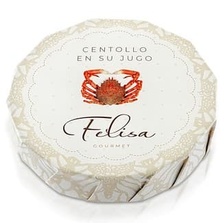 Centollo en su jugo lata 120 g neto escurrido - Felisa