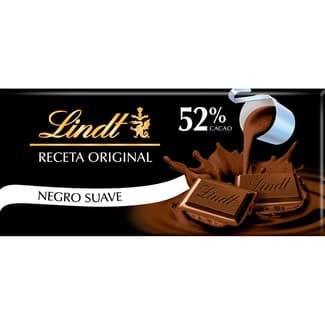 Receta Original chocolate negro suave 52% cacao tableta 100 g - Lindt