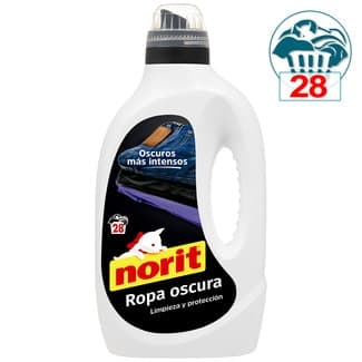 Detergente líquido Delicado Ropa Oscura para ropa oscura botella 28 dosis - Norit
