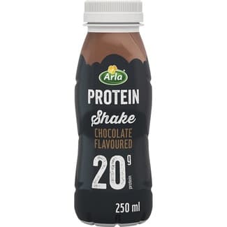 Protein batido con proteínas de chocolate sin azúcares añadidos sin lactosa botella 250 g - Arla
