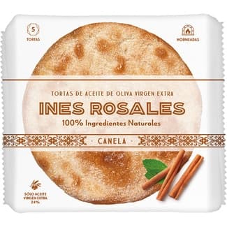 Tortas de aceite con canela 5 unidades paquete 150 g - Ines Rosales
