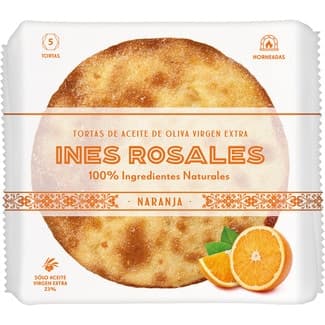 Tortas de aceite con naranja 5 unidades paquete 150 g - Ines Rosales