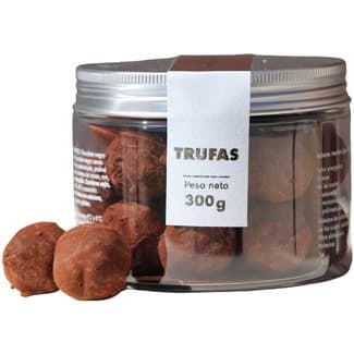 Trufas de chocolate con nata envase 300 g - Pequeña Reposteria