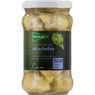 Corazones de alcachofa 15-20 piezas frasco 160 g neto escurrido - El Corte Ingles