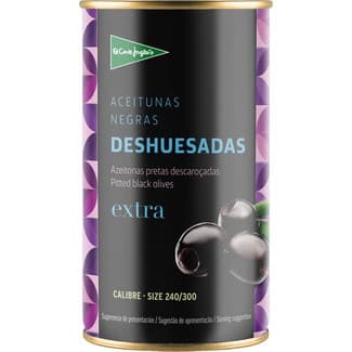 Aceitunas negras deshuesadas Extra lata 150 g neto escurrido - El Corte Ingles
