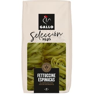 Fettuccine a la espinaca bolsa 450 g - Gallo