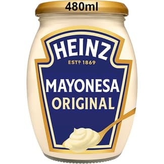 Mayonesa elaborada con huevos camperos sin gluten y sin lactosa frasco 480 ml - Heinz