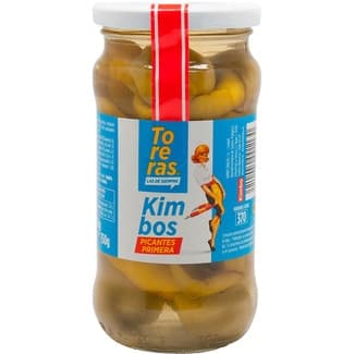 Toreras kimbos con guindilla frasco 150 g neto escurrido - Kimbo