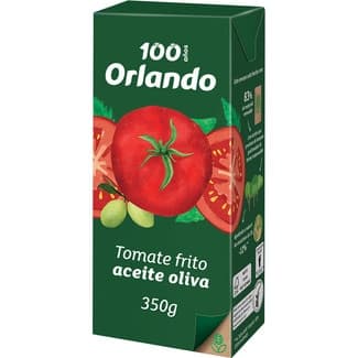 Tomate frito con aceite de oliva virgen extra sin gluten envase 350 g - Orlando