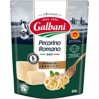 Queso italiano rallado Pecorino Romano DOP envase 60 g - Galbani