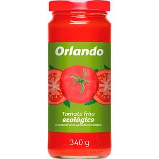 Tomate frito ecológico y sin gluten frasco 340 g - Orlando