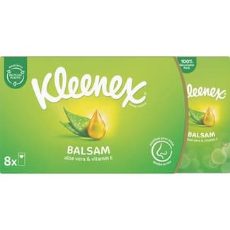 Pañuelos Balsam 4 capas paquete 8 unidades - Kleenex