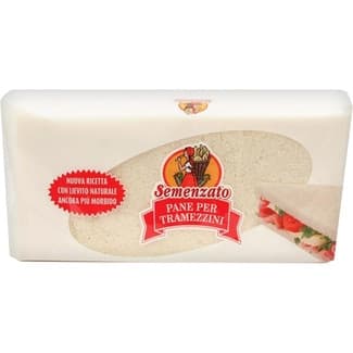 Pan blanco de sandwich bolsa 00250 g - Semenzato