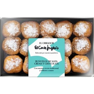 Buñuelos surtidos bandeja 275 g - El Obrador El Corte Ingles