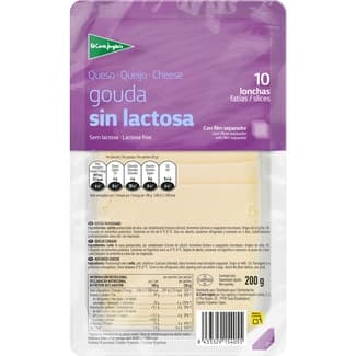 Queso gouda de vaca elaborado con leche pasteurizada en lonchas envase 200 g - El Corte Ingles