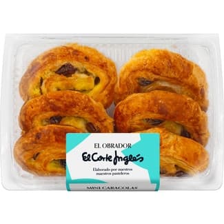 Caracolas mini bandeja 6 unidades - El Obrador El Corte Ingles