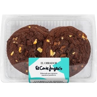 Cookies con pepitas de chocolate blanco envase 300 g - El Obrador El Corte Ingles
