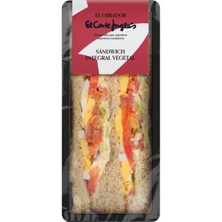 Sandwich integral vegetal pieza 182 g - El Obrador El Corte Ingles