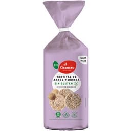 Bio tortitas de arroz y quinoa ecológicas bolsa 120 g - El Granero Integral