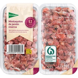 Jamón reserva taquitos pack 2 envases 90 g - El Corte Ingles