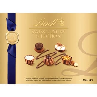 Bombones de chocolate suizo surtidos estuche 230 g - Lindt Swiss Luxury