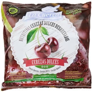 Cereza dulce deshusada ideal para postres, smoothies y pastelería 100% natural bolsa 300 g - La Cuerva