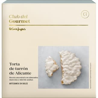Torta del turrón de Alicante estuche 200 g - Club Del Gourmet