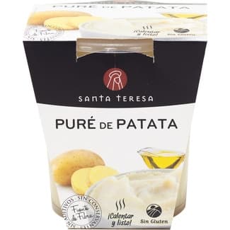 Puré de patata sin gluten calentar y listo envase 465 g - Santa Teresa