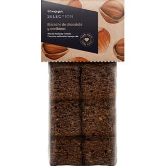 Bizcocho de chocolate y avellanas paquete 350 g - El Corte Ingles Selection