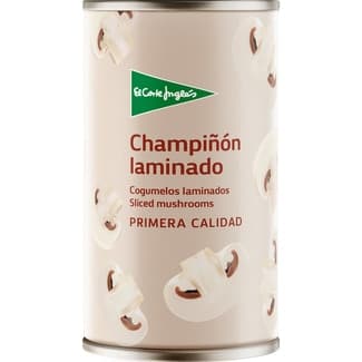 Champiñón laminado lata 185 g neto escurrido - El Corte Ingles