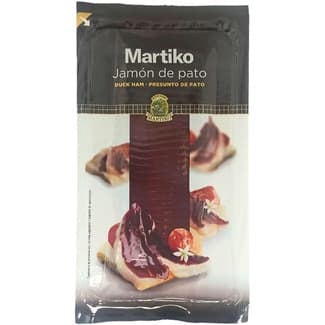 Jamón pato curado en lonchas envase 100 g - Martiko