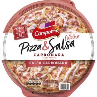 Pizza carbonara bacon y queso con salsa carbonara envase 360 g - Campofrio