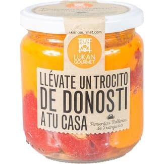 Pimientos rellenos de Txangurro tarro 260 g - Lukan Gourmet