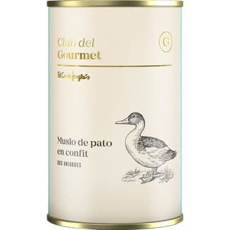 Muslos de pato en confit lata 2 unidades - Club Del Gourmet