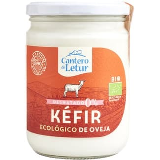 Kéfir de oveja natural desnatado 0% m.g. ecológico tarro 420 g - El Cantero De Letur