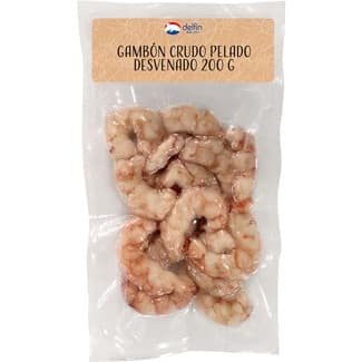 Gambón austral pelado crudo bolsa 200 g neto escurrido - Delfin