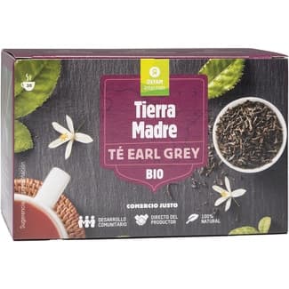 Tierra Madre té earl grey Bio envase 20 bolsitas - Intermon Oxfam