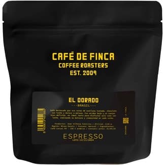 Café molido espresso de Brasil El Dorado bolsa 250 g - Cafe De Finca