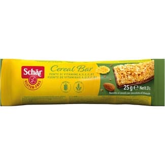 Cereal Bar barrita de cereales de chocolate con leche sin gluten envase 25 g - Schar
