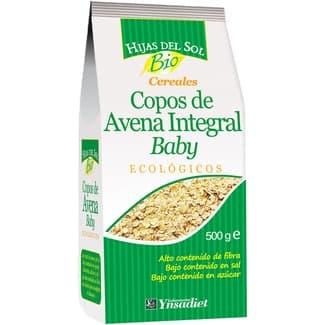Bio copos de avena baby ecológicos envase 500 g - Hijas Del Sol