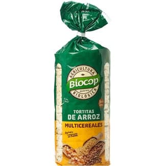 Tortitas de arroz y multicereales ecológicas paquete 200 g - Biocop