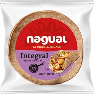 La tortilla integral de maíz sin gluten envase 200 g - Nagual