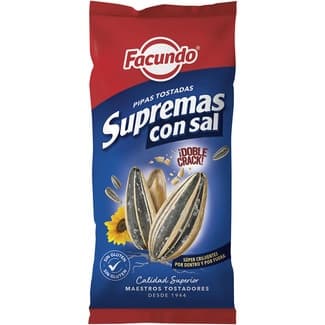 Pipas supremas tostadas con sal sin gluten bolsa 100 g - Facundo