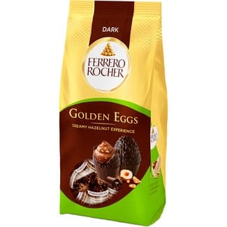 Golden Eggs Original huevos de chocolate negro y crema de avellanas bolsa 90 g - Ferrero Rocher