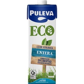 Leche entera ecológica brik 1 l - Puleva