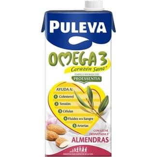 Bebida láctea con Omega 3 elaborada con leche desnatada y almendras Sin Gluten brik 1 l - Puleva