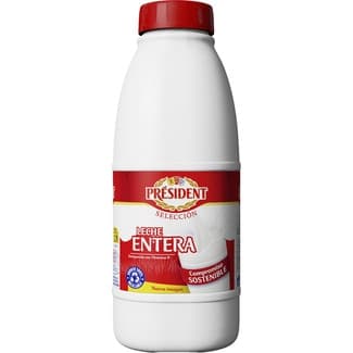 Leche entera botella 1,5 l - President