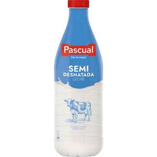 Leche semidesnatada botella 1,5 l - Pascual