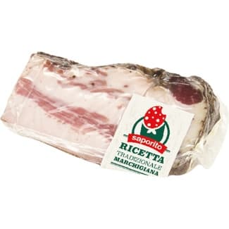 Guanciale peso aproximado taco 450 g - Saporito