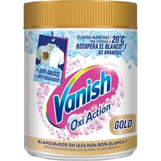 Potenciador del lavado en polvo a ropa blanca Oxi Action a 20 ºC bote 400 g - Vanish